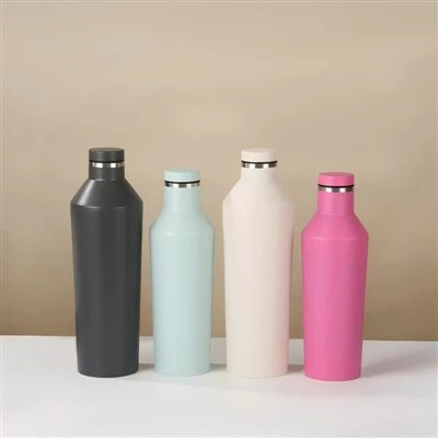 Potel Gwin Ceg Gul Dur Di-staen